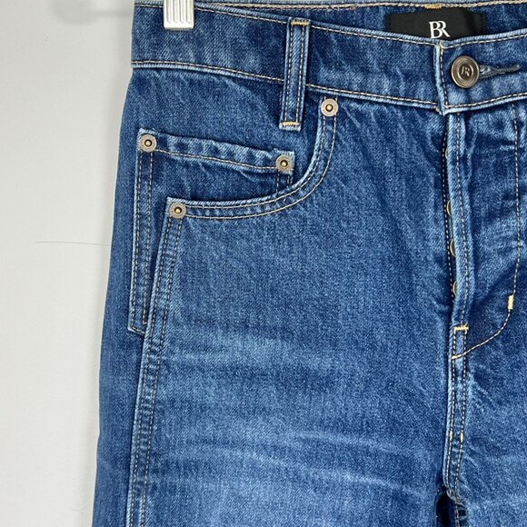 Banana Republic Womens Petite Ranger Straight Leg Jeans Button Fly size 24P - Picture 5 of 15